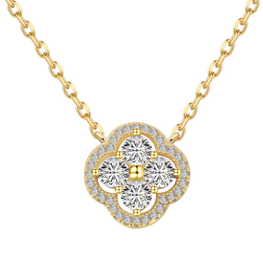 GOLD VELORA CLOVER NECKLACE